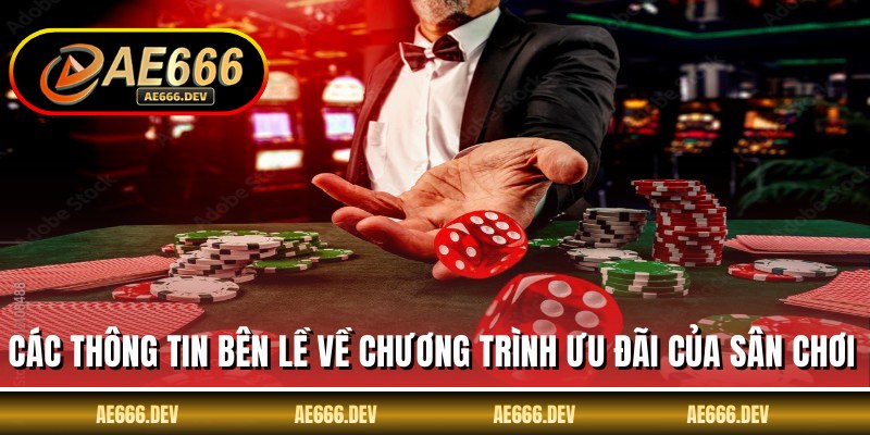 Các thông tin bên lề về chương trình ưu đãi của sân chơi