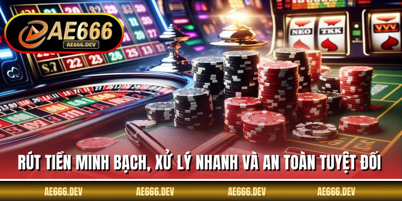 Rút tiền minh bạch, xử lý nhanh và an toàn tuyệt đối